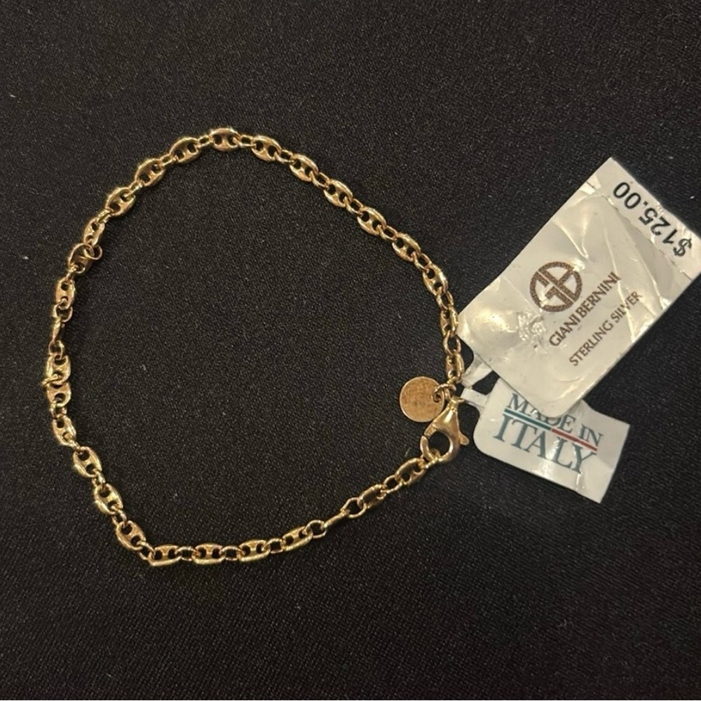 Giani Bernini 7” NWT Elegant Gold Bracelet. Made in Italy - Picture 2 of 5